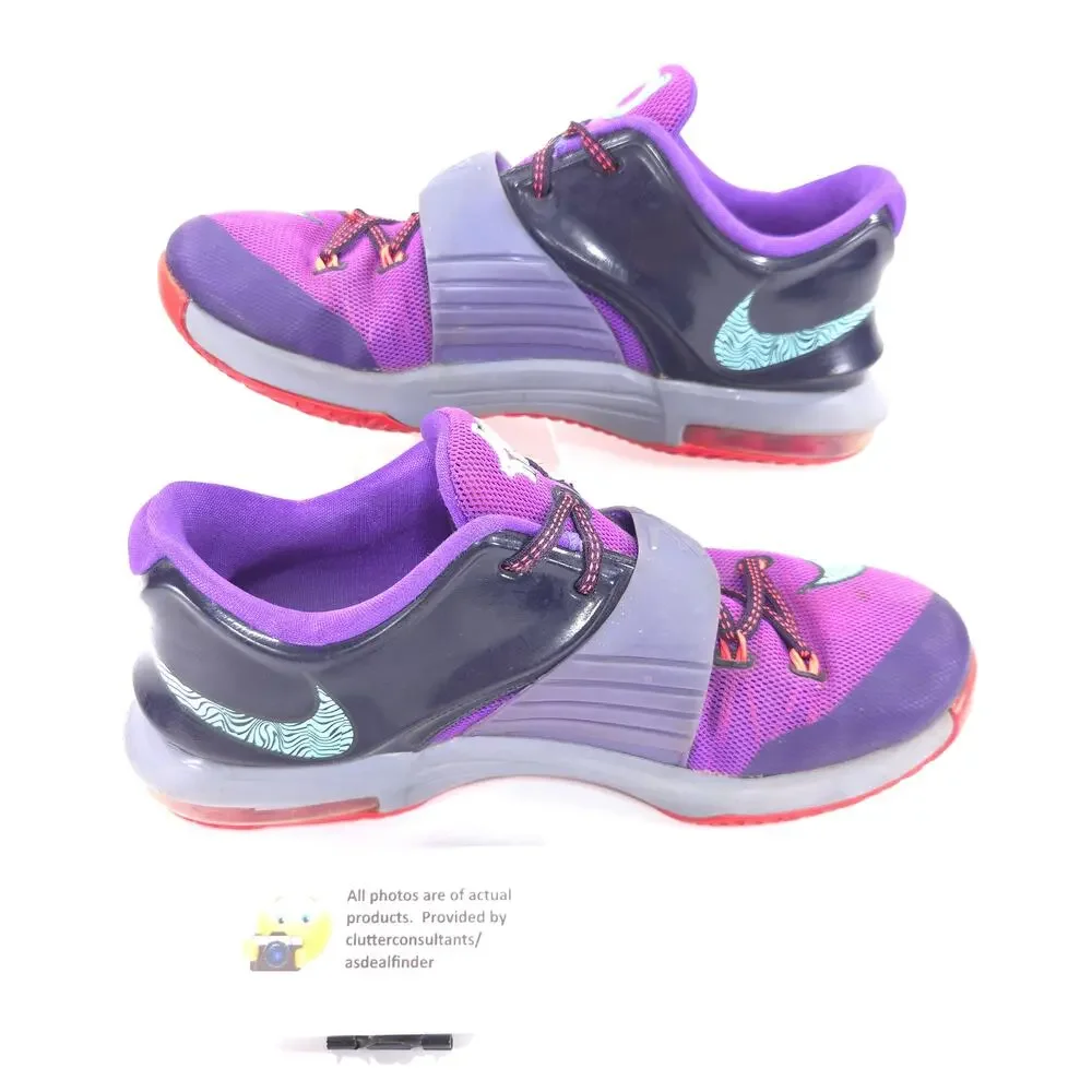 Nike KD VII 534 Athletic Lace Up Shoe Youth Boys Size 6.5 669942-500 Purple